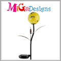 LED-Glasblumenmuster-Solarlicht-Garten-Stange